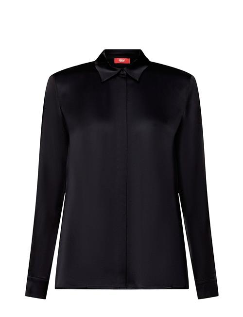 Se Esprit Casual Blouses Woven Esprit Casual Black ved Booztlet