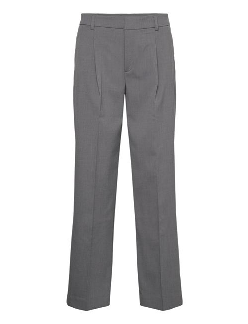 Se Mango Flecked Straight Trousers Mango Grey ved Booztlet