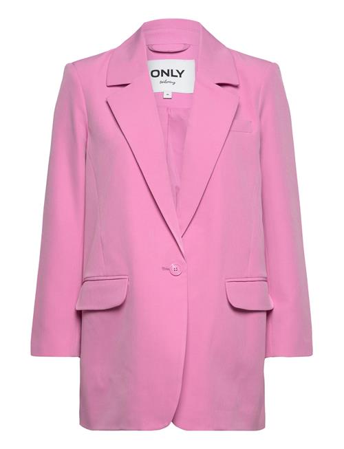 Se ONLY Onllana-Berry L/S Ovs Blazer Tlr Noos ONLY Pink ved Booztlet