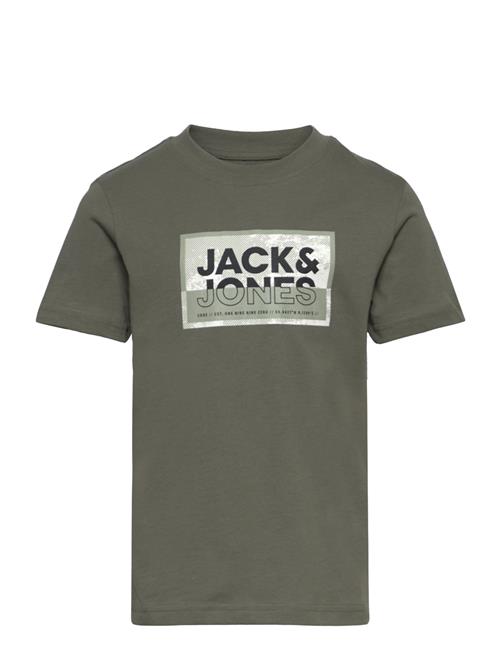 Jack & Jones Jcologan Tee Ss Crew Neck Ss24 Jnr Jack & J S Khaki