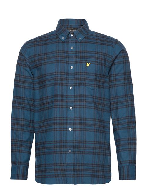 Lyle & Scott Check Flannel Shirt Lyle & Scott Navy