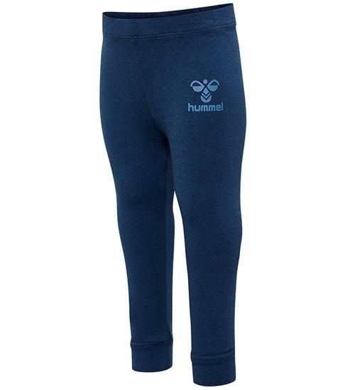 Se Hummel Hummel Leggings - HmlMino - Dark Denim ved KidsWorld