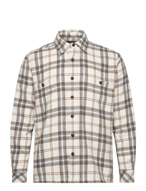 Mads Nørgaard Soft Wool Roar Check Shirt Mads Nørgaard Cream