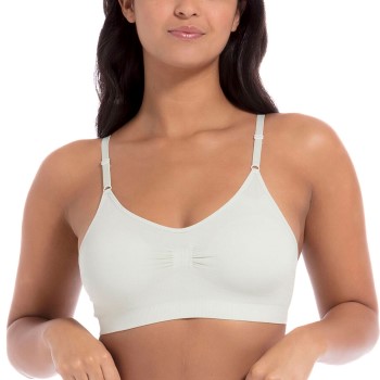 Magic Bh Comfort Bra Spaghetti Straps Bamboo Lysegrøn Large Dame