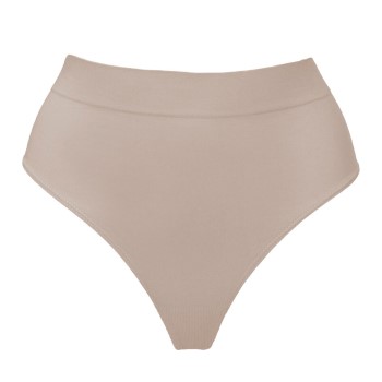 Magic Trusser Comfort Thong Lysbrun  nylon Medium Dame