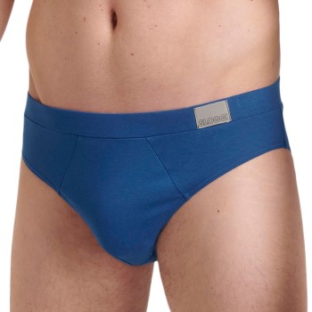 Sloggi 2P For Men GO Natural Brief Blå bomuld Medium Herre