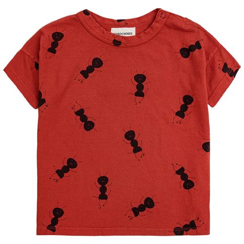 Se Bobo Choses Ant Mønstret Baby T-shirt Rød | Rød | 18 months ved Babyshop