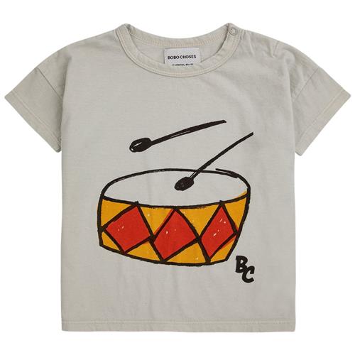 Bobo Choses Play The Drum Baby T-shirt Beige | Beige | 9 months