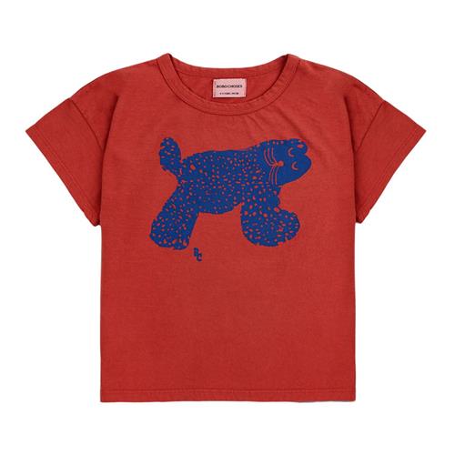 Se Bobo Choses Big Cat T-Shirt Rød | Rød | 4-5 years ved Babyshop