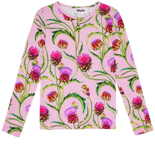 Molo GOTS Rose Langærmet T-shirt Artichoke Glow 98 cm  Lyserød  98 cm  kvinde