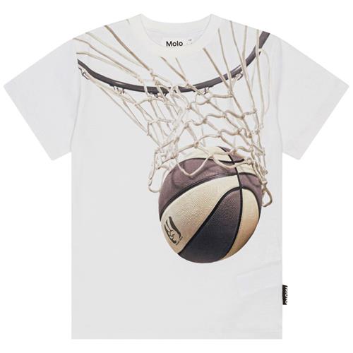 Molo GOTS Riley T-shirt Basket Net | Hvid | 98 cm