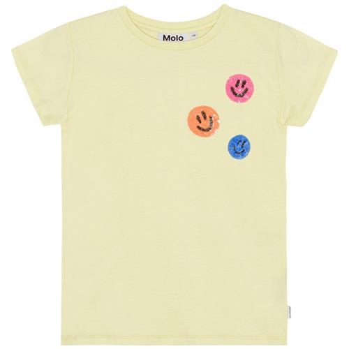 Se Molo GOTS Ranva T-shirt Pale Dawn | Gul | 122 cm ved Babyshop