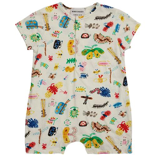 Bobo Choses Funny Insects Romper Naturhvid |  | 6 months