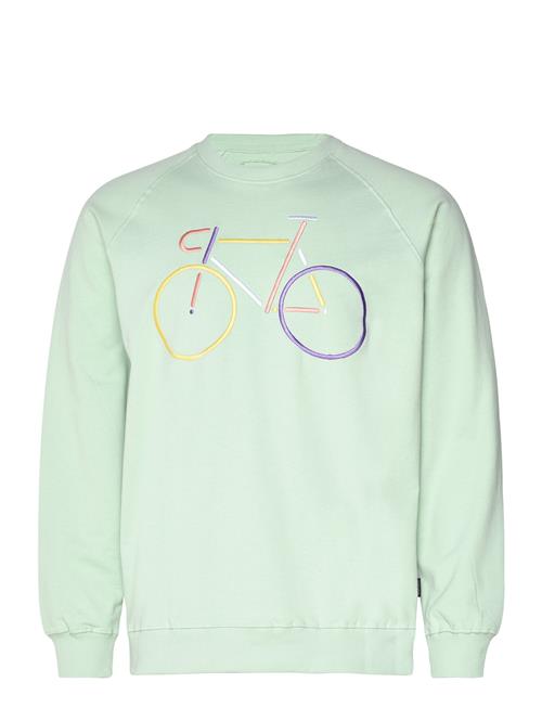 DEDICATED Sweatshirt Malmoe Color Bike Mint DEDICATED Green