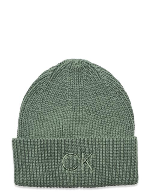 Calvin Klein Re-Lock Beanie W/Emb Calvin Klein Green