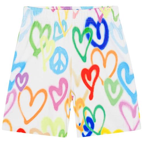 Molo GOTS Adian Shorts Variety Hearts | Hvid | 110 cm