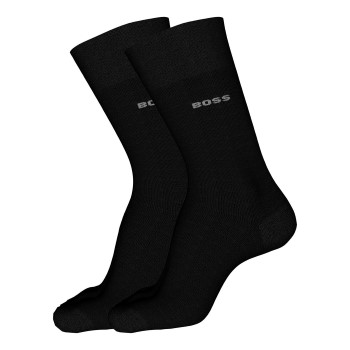 BOSS Strømper 2P Bamboo RS Socks Sort Bambus Str 43/46 Herre