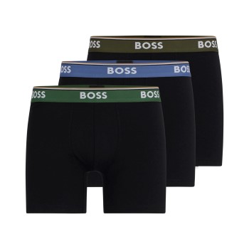 BOSS 3P Power Boxer Brief Flerfarvet bomuld Medium Herre