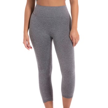 Se Magic Lounge Cropped Legging Grå polyamid Small Dame ved Timarco