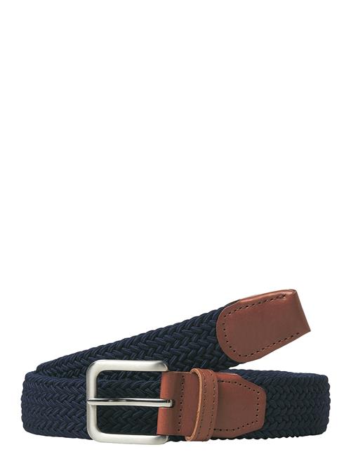 Se Jack & Jones Jacspring Woven Belt Noos Jack & J S Navy ved Booztlet