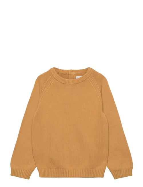 Mango Knit Cotton Sweater Mango Yellow