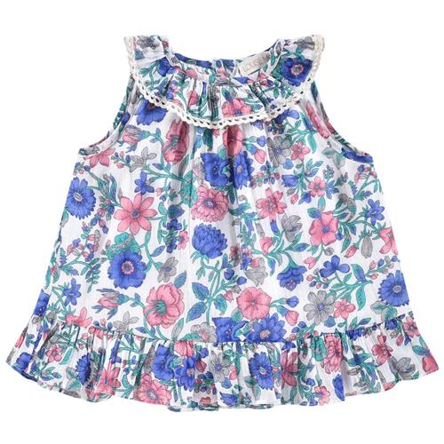 Se Louise Misha Tanktop Til Baby Blue Summer Meadow | Blå | 18 months ved Babyshop