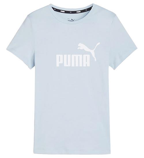 Se Puma Puma T-shirt - ESS Logo - Turquoise Surf ved KidsWorld