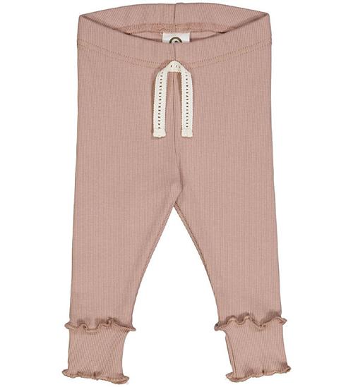 Se MÃ¼sli MÃ¼sli leggings - Cozy Me Rib - Rose Wood ved KidsWorld