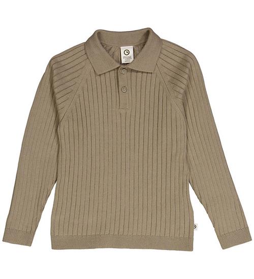 Se MÃ¼sli Bluse - Strik Rib - Cashew ved KidsWorld