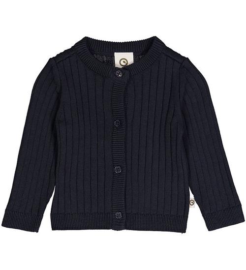 MÃ¼sli Cardigan - Strik Rib - Night Blue