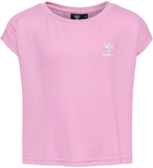 Se Hummel T-shirt - hmlRillo - Pastel Lavender ved KidsWorld