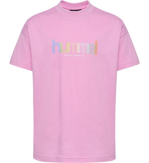 Se Hummel Hummel T-shirt - hmlAgnes - Pastel Lavender ved KidsWorld