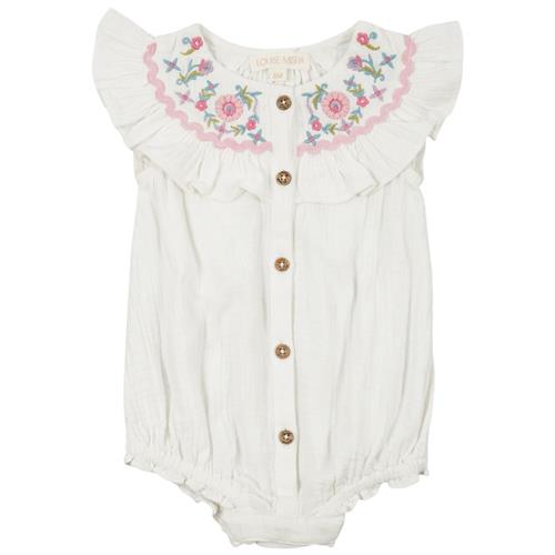 Louise Misha Jade Romper Hvid | Hvid | 6 months