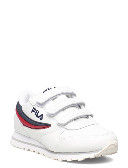 FILA Orbit Velcro Low Kids FILA White