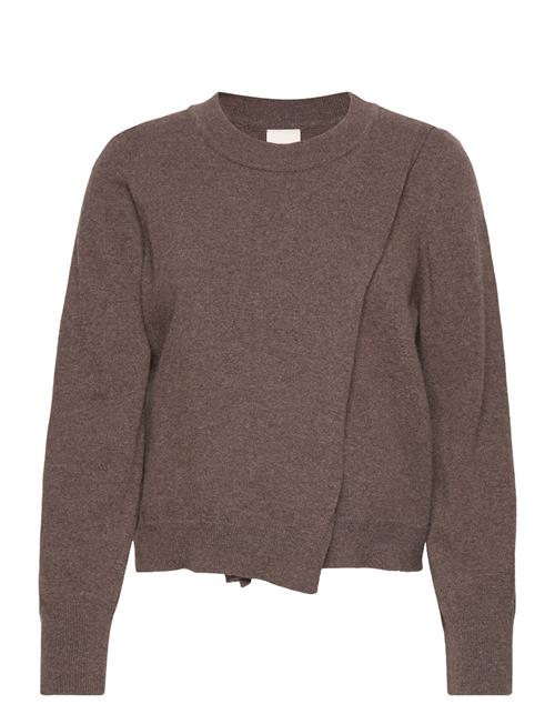 Boob Wool Crewneck Sweater Boob Brown