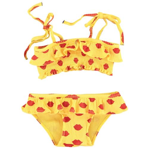 Se Piupiuchick Mønstret Bikini Gul | Gul | 6 years ved Babyshop