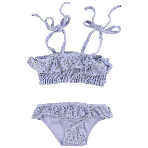 Piupiuchick Blomstret Bikini Lavendel 8 Y  Lilla  8 år  kvinde
