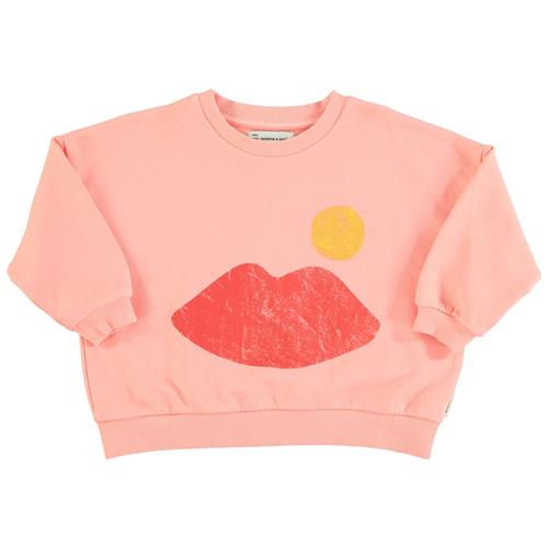 Se Piupiuchick Sweatshirt Med Tryk Koralrød | Lyserød | 12 months ved Babyshop