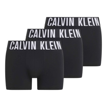 Calvin Klein 3P Intense Power Trunks Sort bomuld Large Herre