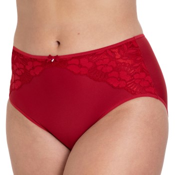 Miss Mary of Sweden Miss Mary Jacquard and Lace Panty Trusser Rød 38 Dame