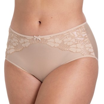 Miss Mary of Sweden Miss Mary Jacquard and Lace Panty Trusser Beige 42 Dame