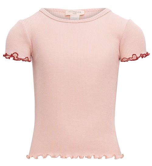 Minimalisma Minimalisma T-shirt - Blomst - Silke/Bomuld - Sweet Rose