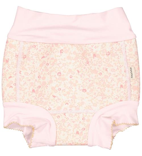 Se MarMar Blebadebukser - Swen - UV40+ - Peony m. Blomster ved KidsWorld