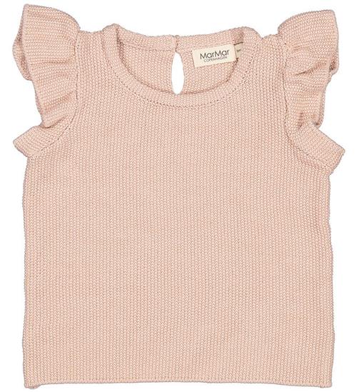 Se MarMar MarMar Top - Strik - Tivio - Cream Taupe ved KidsWorld