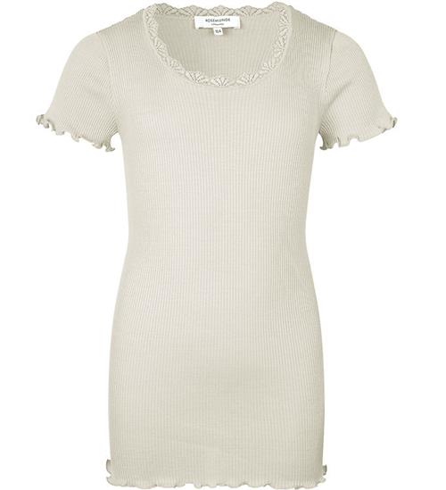 Se Rosemunde Rosemunde T-shirt - Silke/Bomuld - Noos - New White ved KidsWorld