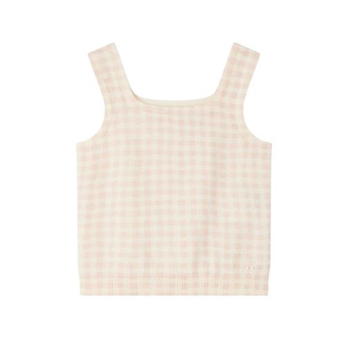 Se Bonpoint Fabelin Gingham Tanktop Lyserød | Lyserød | 6 years ved Babyshop