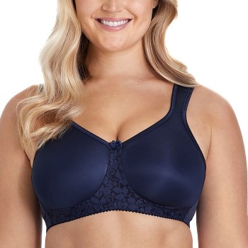 Miss Mary of Sweden Miss Mary Smooth Lacy Moulded Soft Bra Bh Mørkblå B 80 Dame