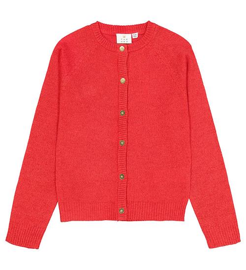 Se The New Cardigan - Strik - TnEve - Geranium m. Glimmer ved KidsWorld