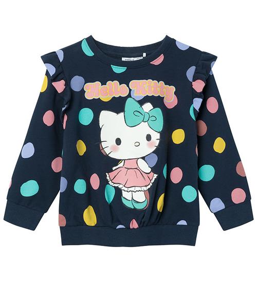 Name It Name It Sweatshirt - NmfJasa Hello Kitty - Dark Sapphire