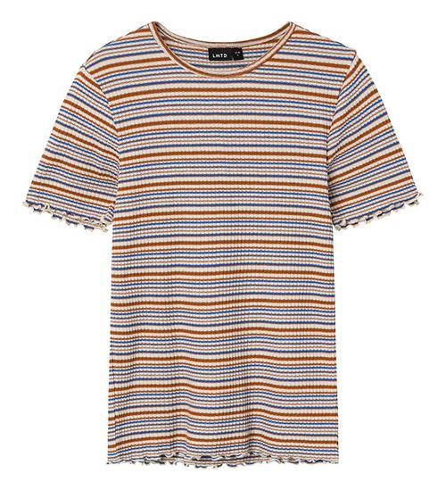 Se LMTD LMTD T-shirt - Rib - NlfFilje Short Top - Ebb And Flow/Multi Str ved KidsWorld